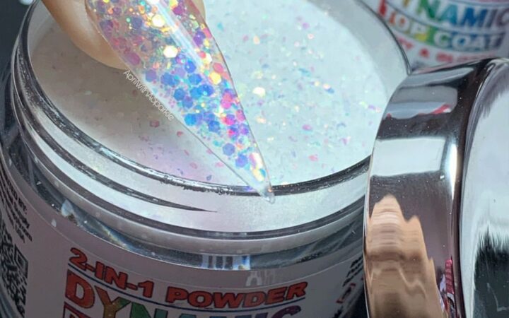 Salon Workflow Guide: White Holographic Glitter Powder