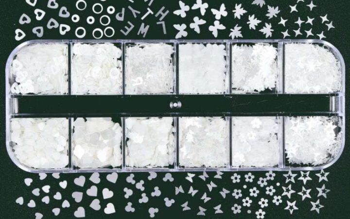 White Spring Nail Sequins — When to Use Them and When Not To